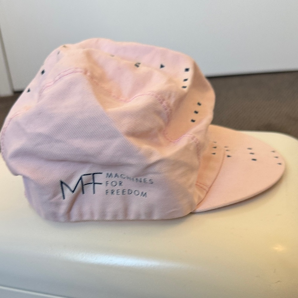 Machines for Freedom Light Pink Cycling Cap - Picture 3 of 6